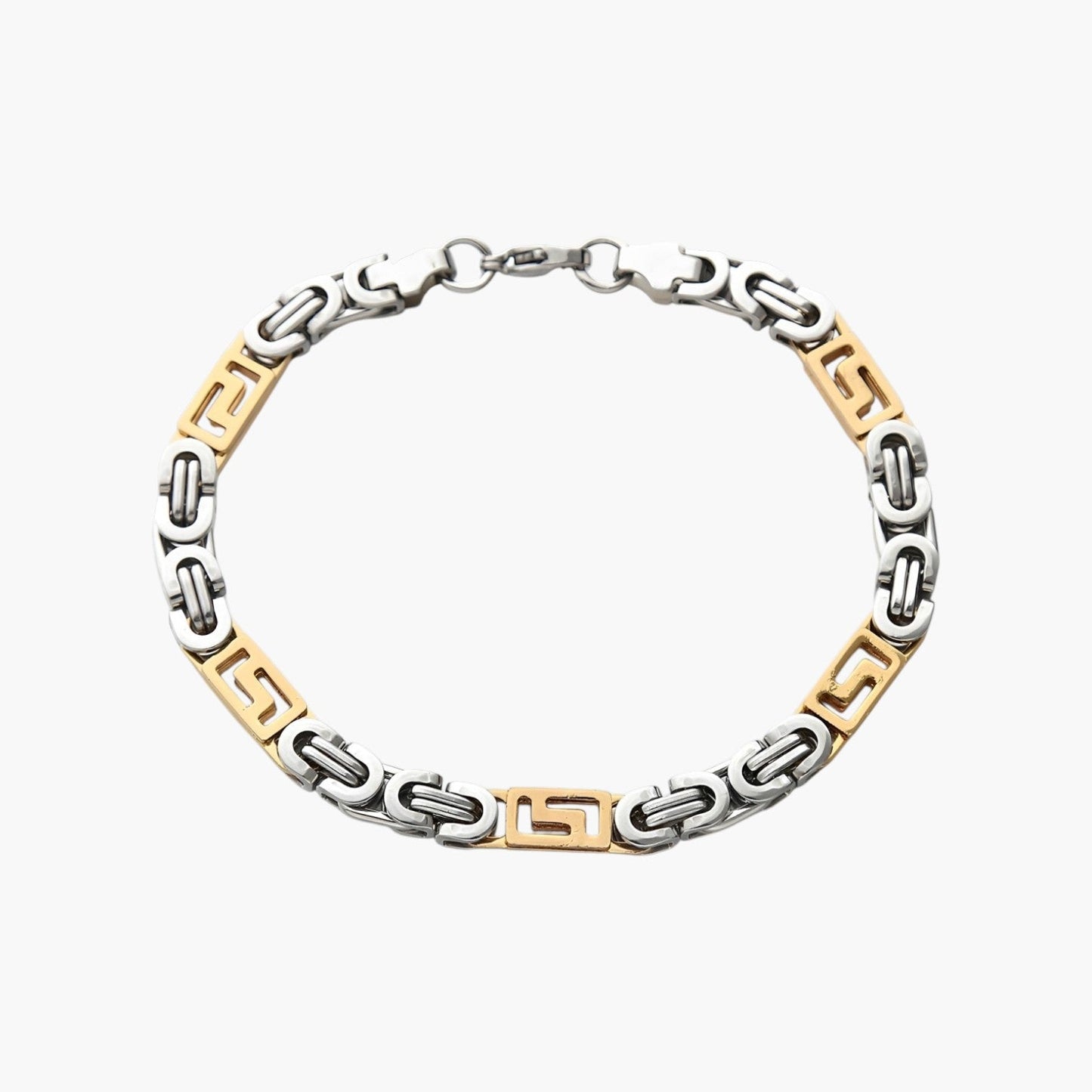 Pulseira Luxe Geométrica em Aço Inoxidável