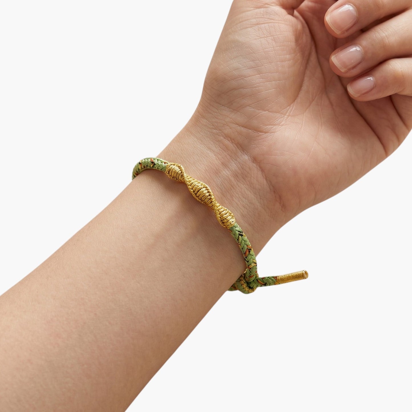 Pulseira de Corda Trançada Estilo Étnico