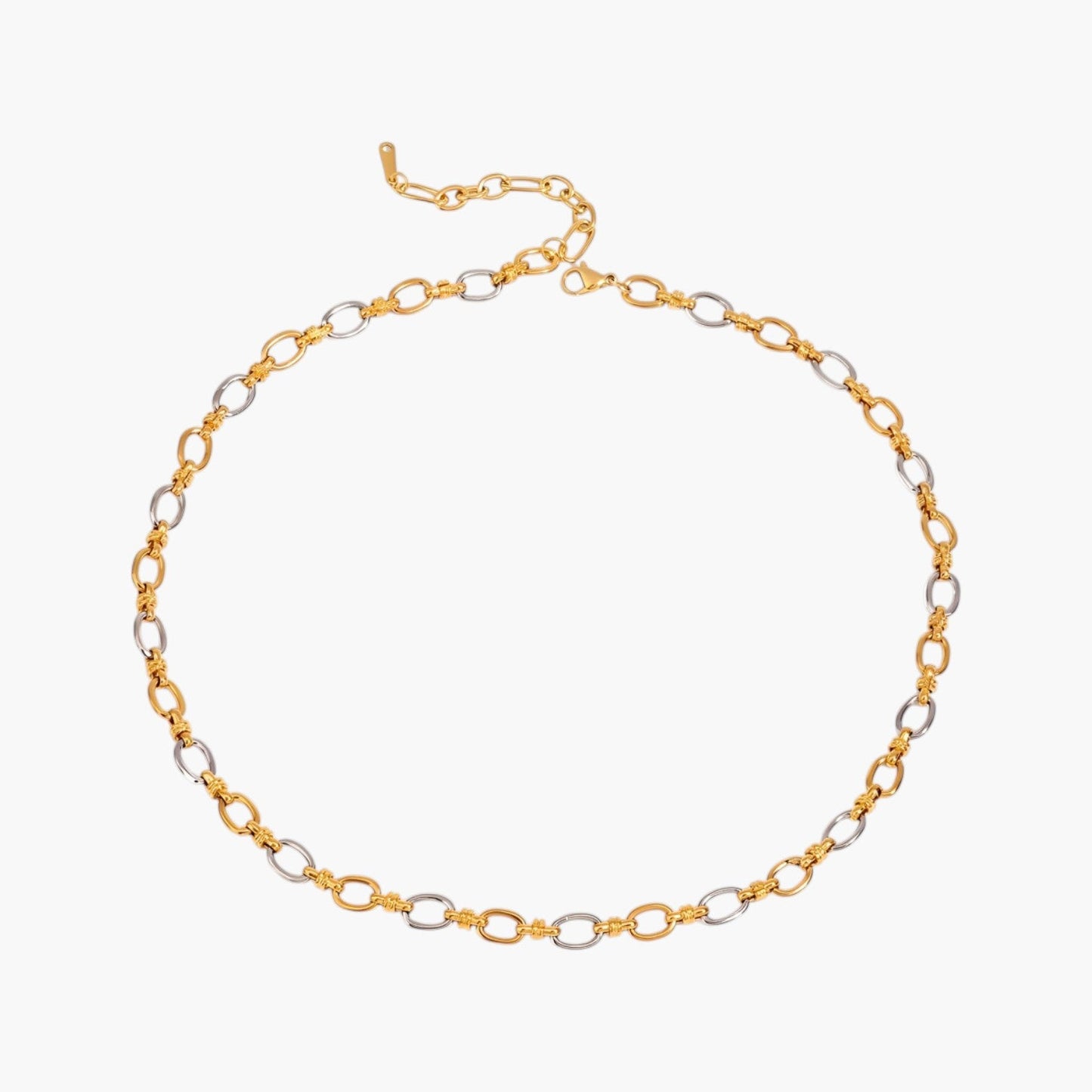 Colar Corrente Urban Chic em Aço Inoxidável