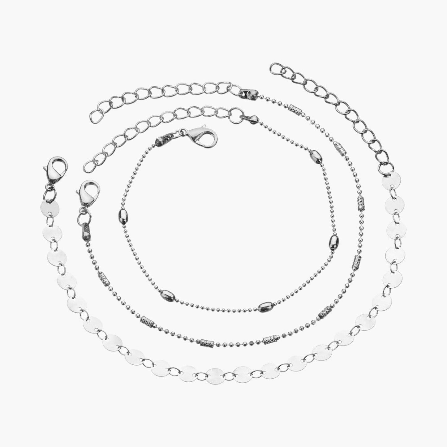 Conjunto de Tornozeleiras Elegantes