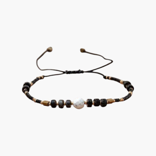 Pulseira Boémia em Pedra Natural
