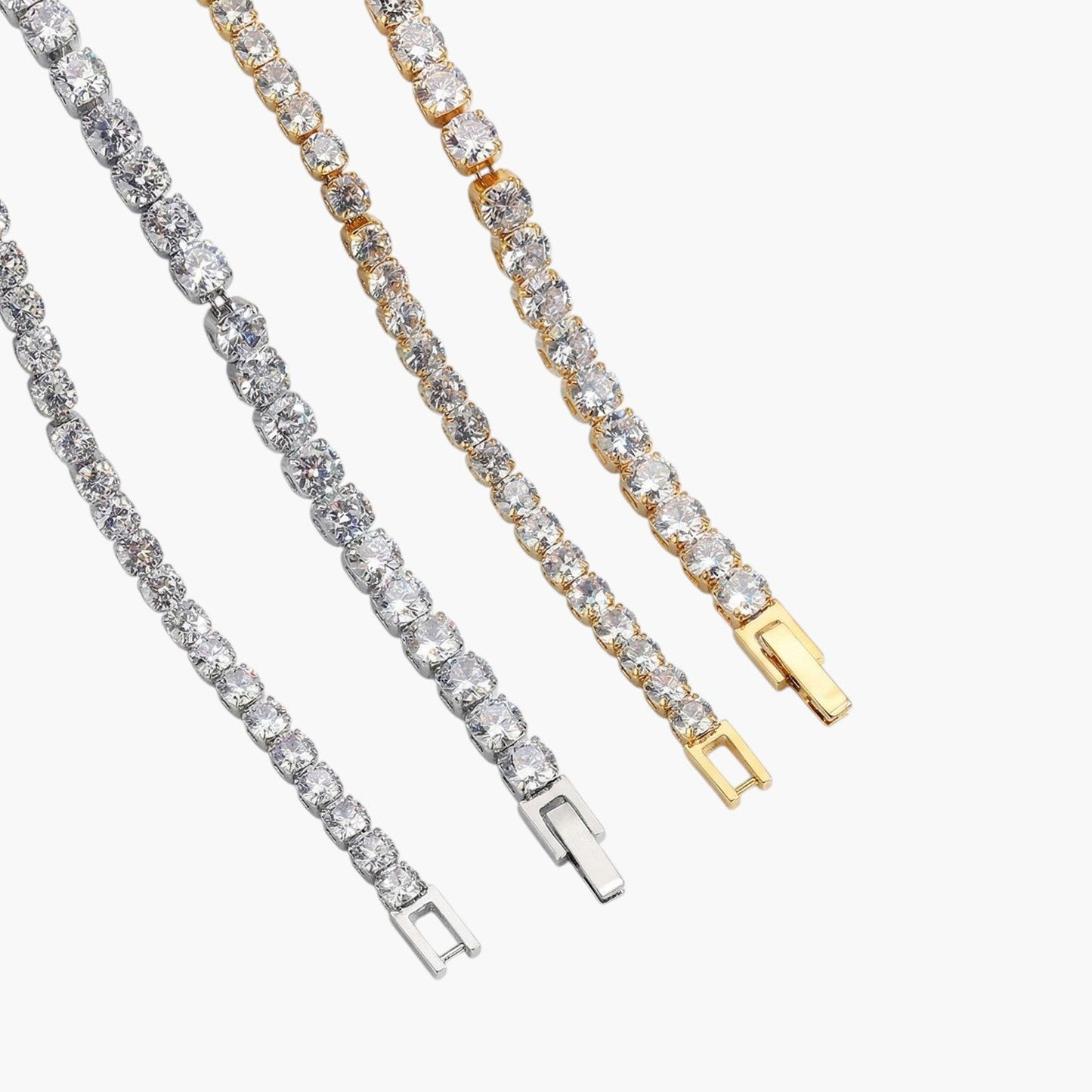 Pulseira Ténis Brilliance em Aço Inoxidável 316L