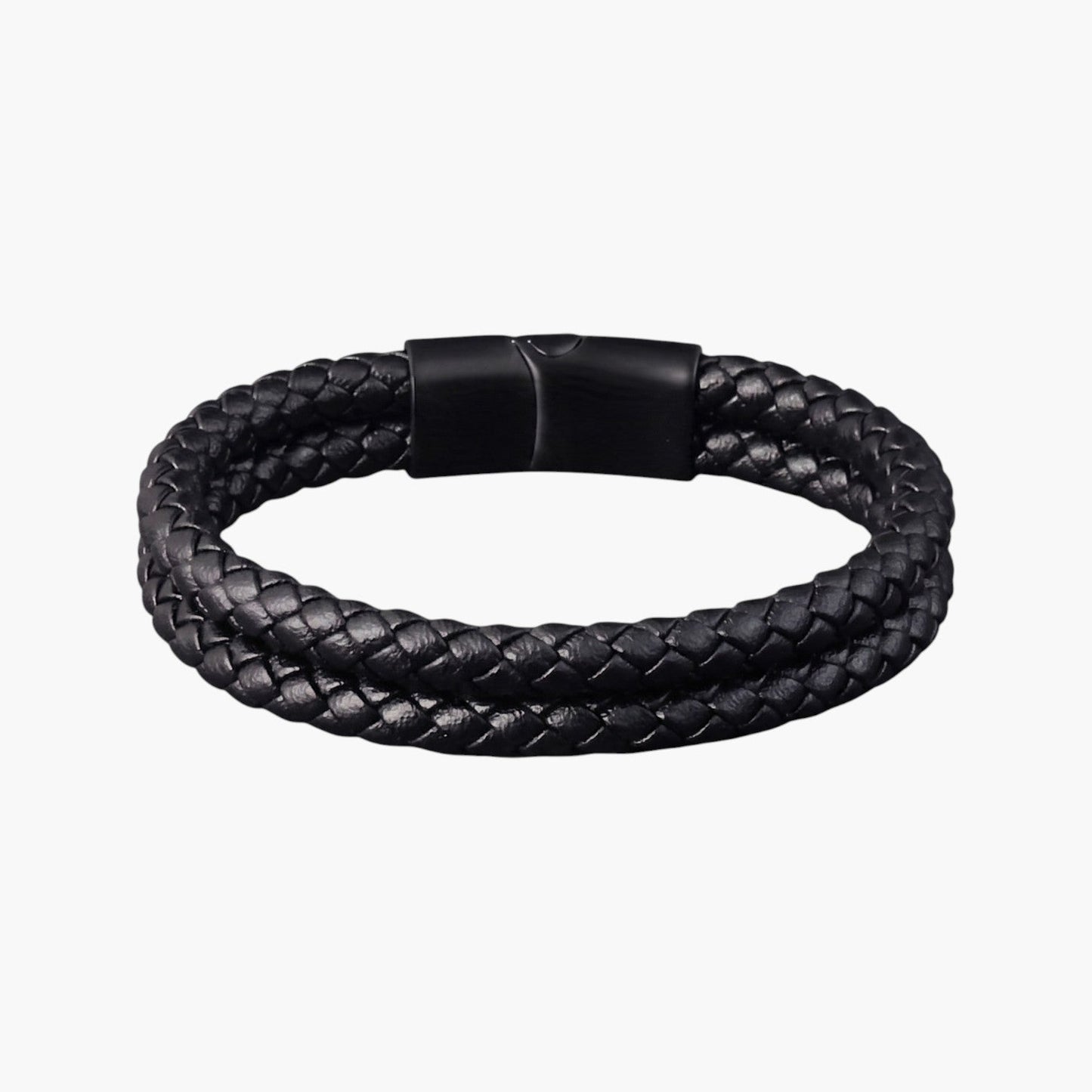 Pulseira de Couro Multicamadas