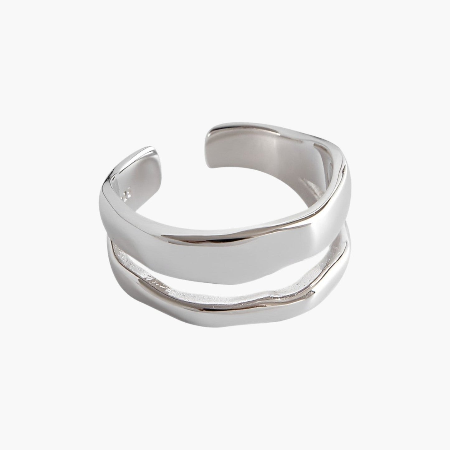 Anel Duo Essence em Prata de Lei 925