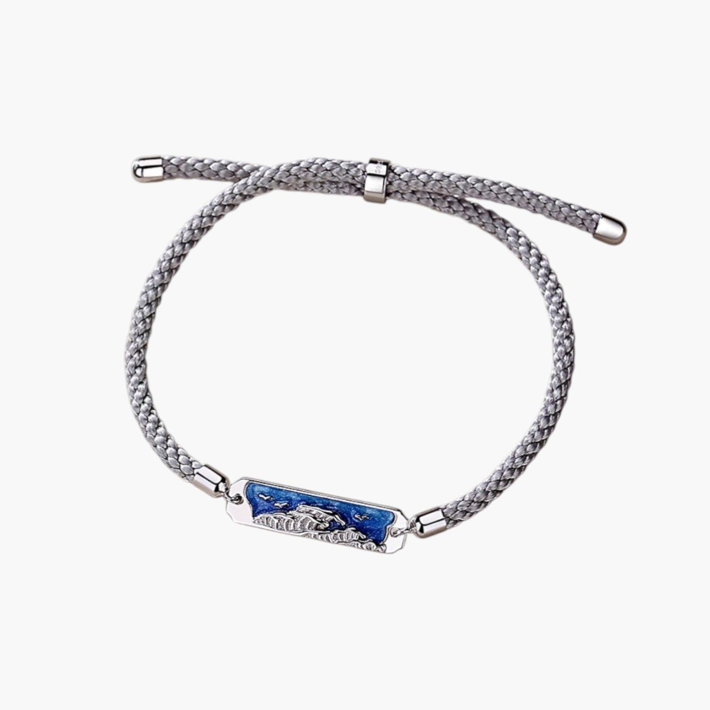 Pulseira Trançada para Casal em Prata 925