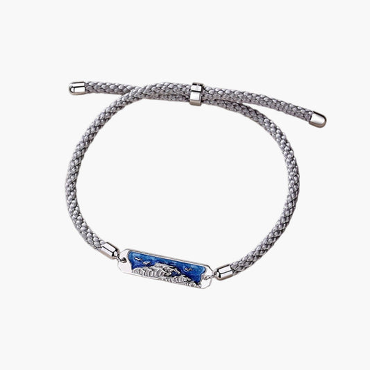 Pulseira Trançada para Casal em Prata 925