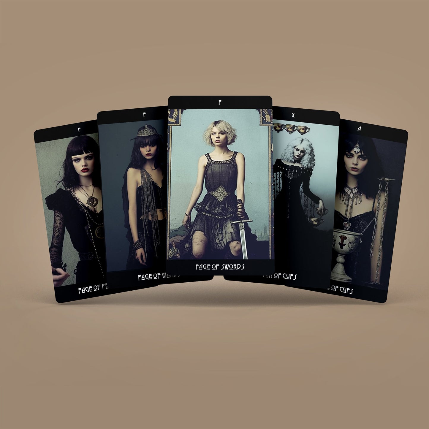 Grunge Goddess Tarot Cards Deck 78+2 Extra Cards