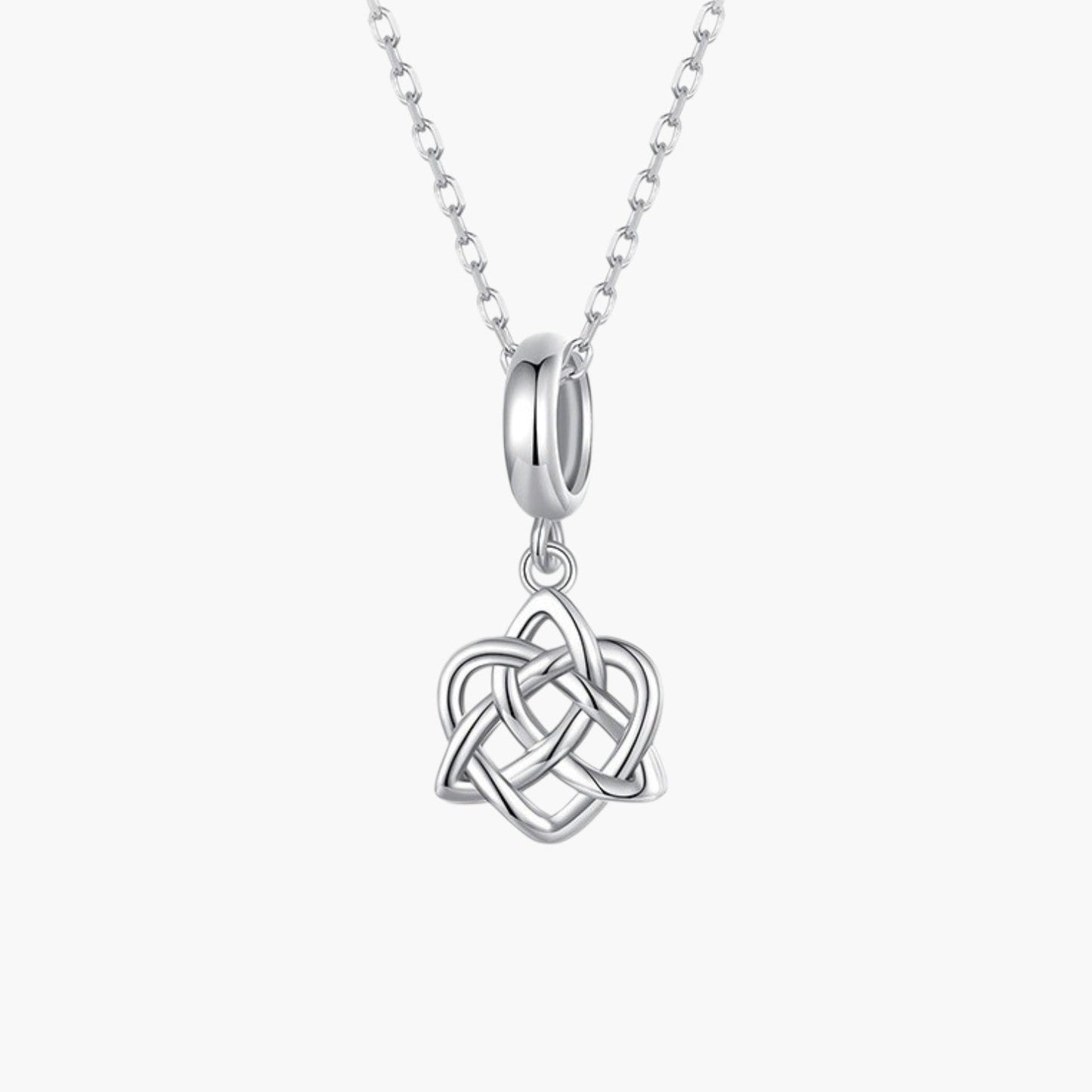 Charm Pendente Nó Celta em Prata de Lei 925