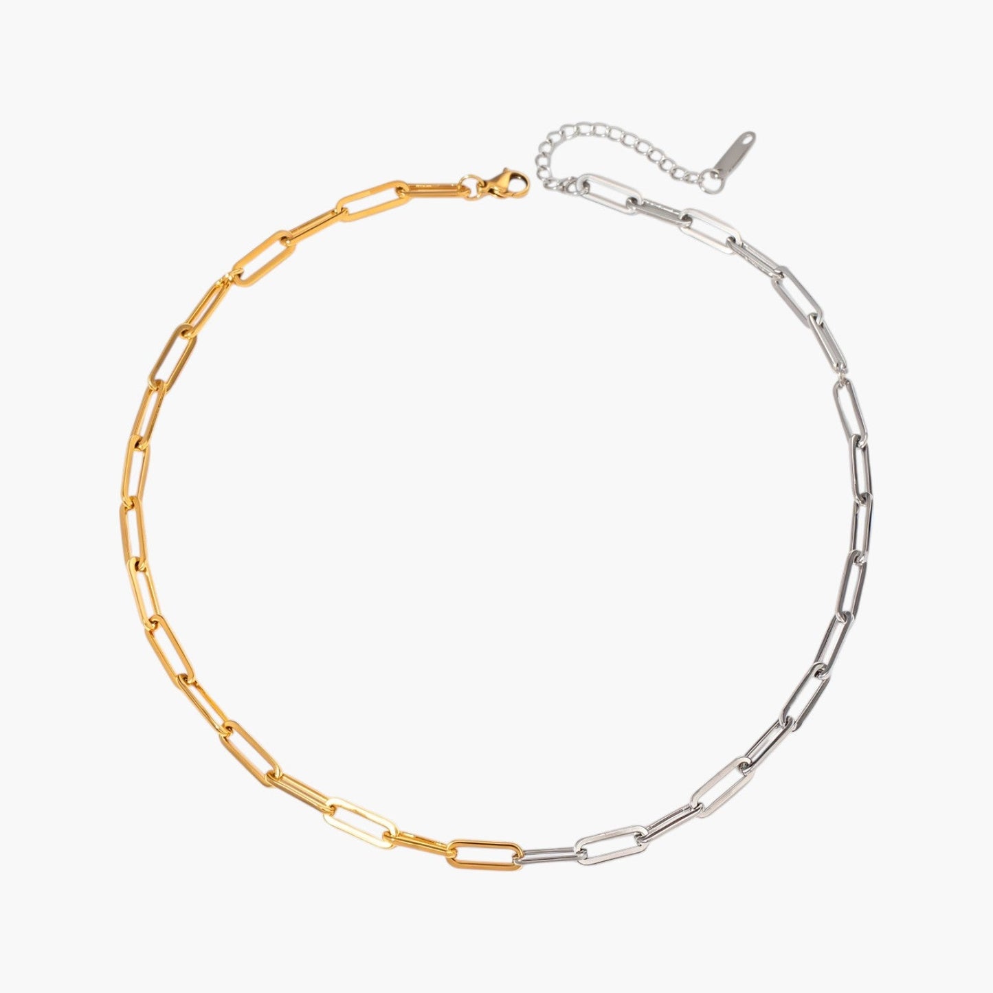 Colar Corrente Urban Chic em Aço Inoxidável