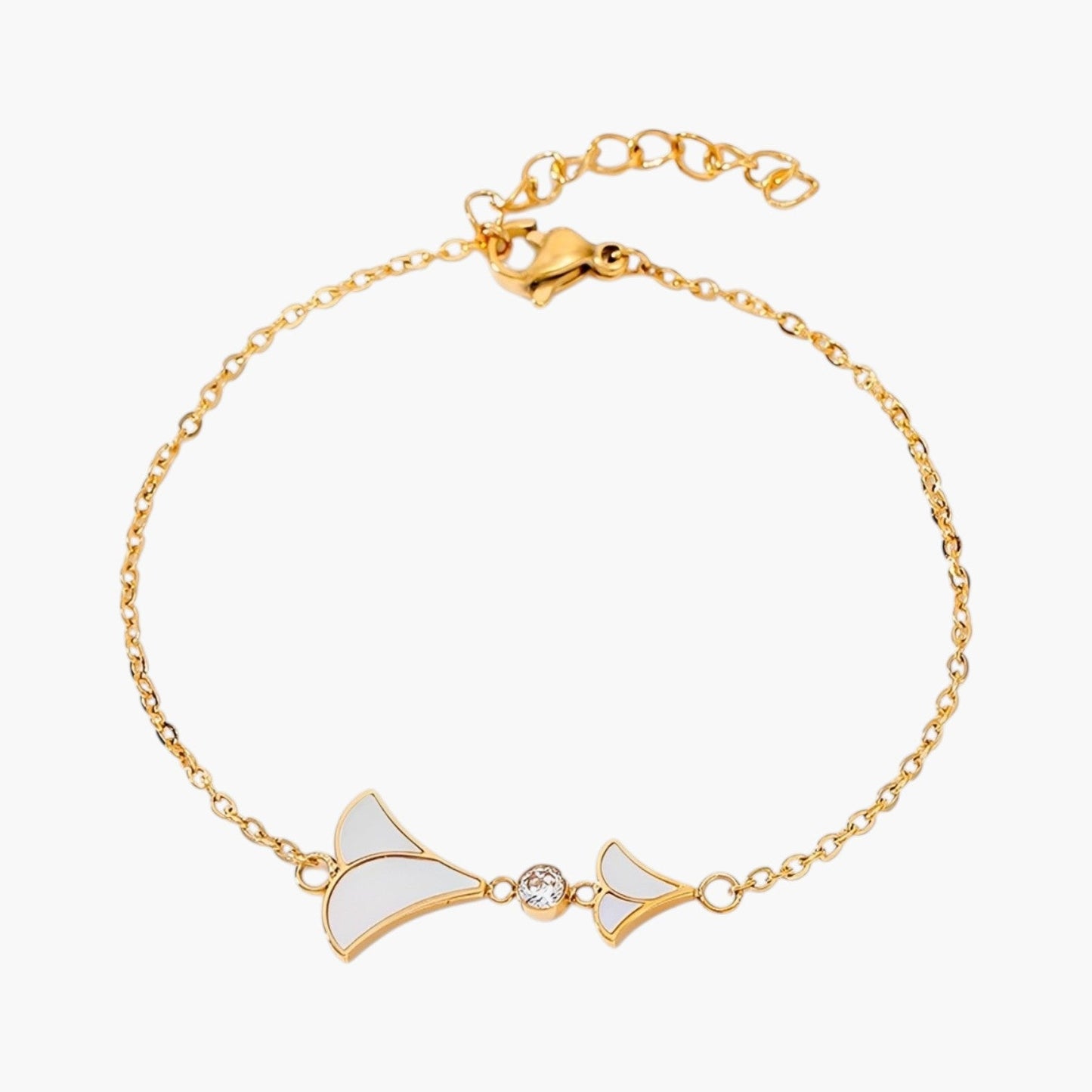 Pulseira Geométrica em Aço Inoxidável
