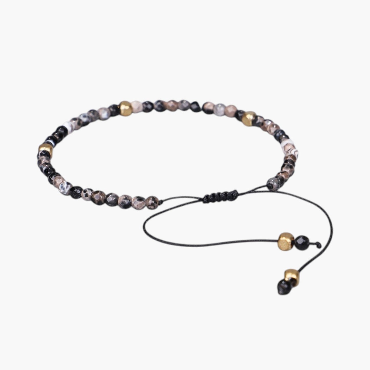 Pulseira Tibetana Ajustável em Pedra Natural