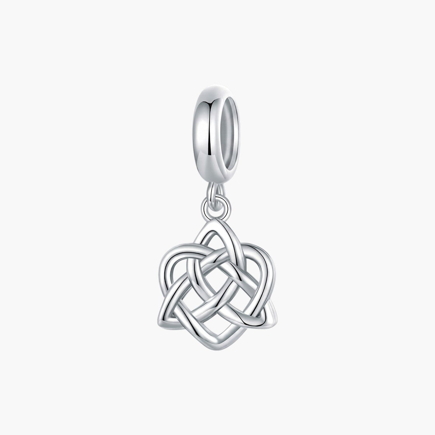 Charm Pendente Nó Celta em Prata de Lei 925