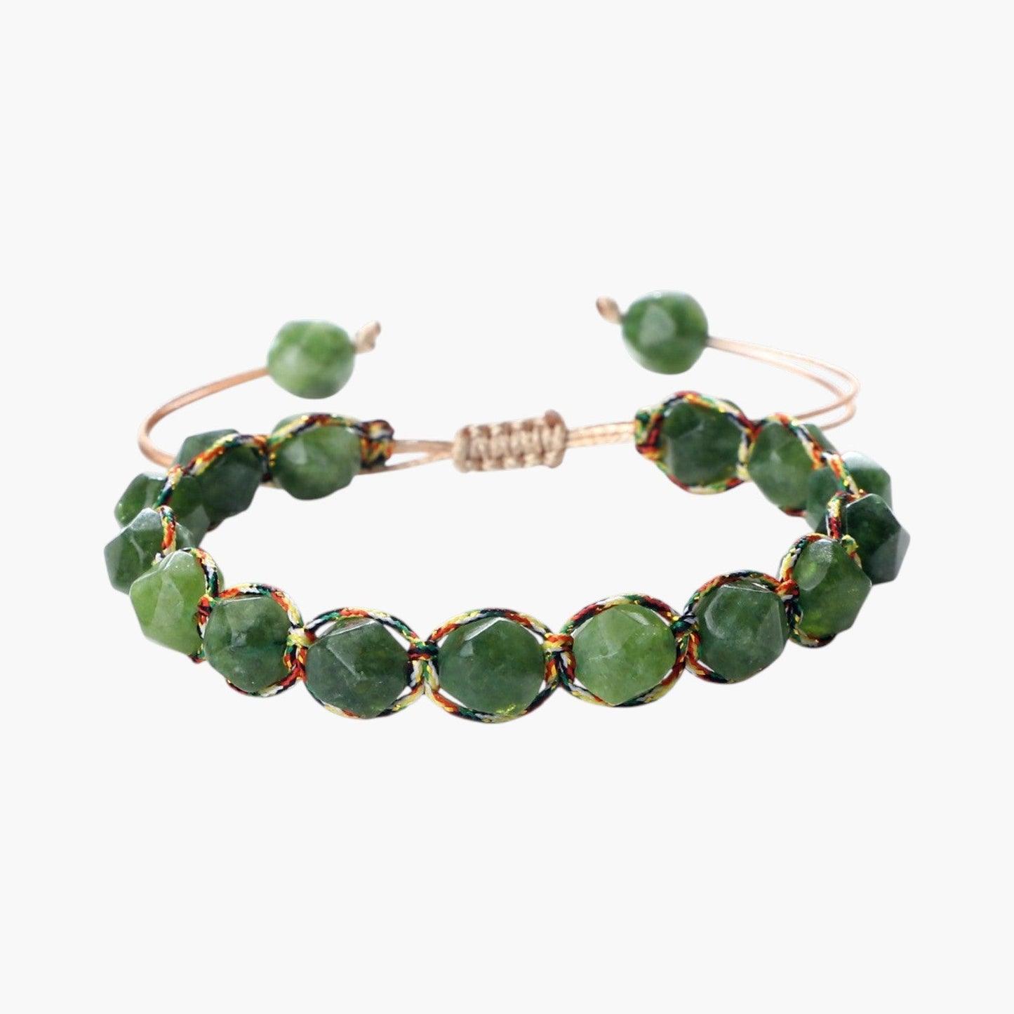 Pulseira de Pedra Natural Facetada
