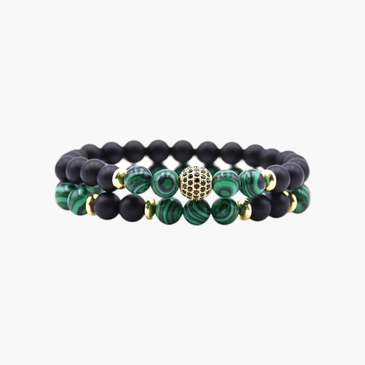 Conjunto de Pulseiras Legacy em Pedra Natural