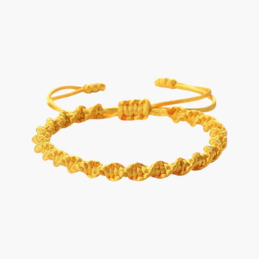 Pulseira Trançada Artesanal em Corda
