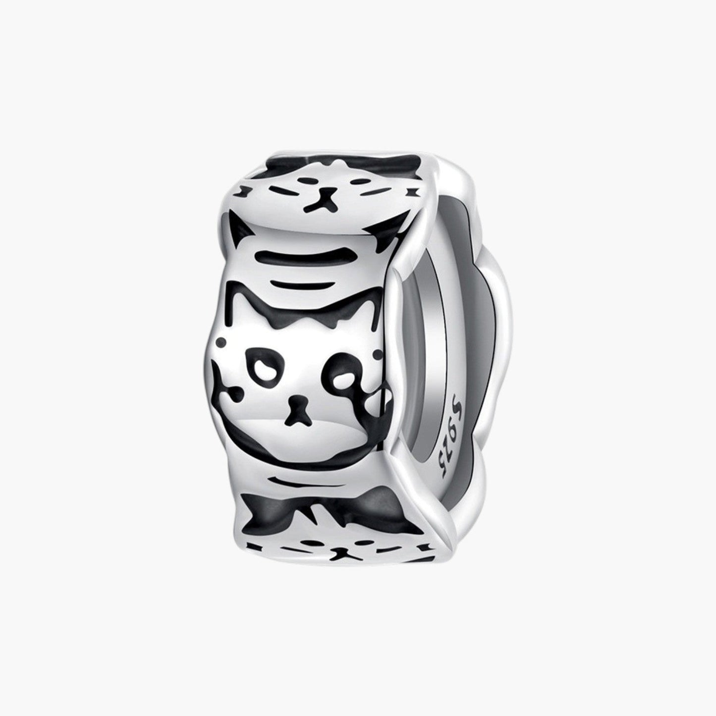 Charm Gatinho em Prata de Lei 925