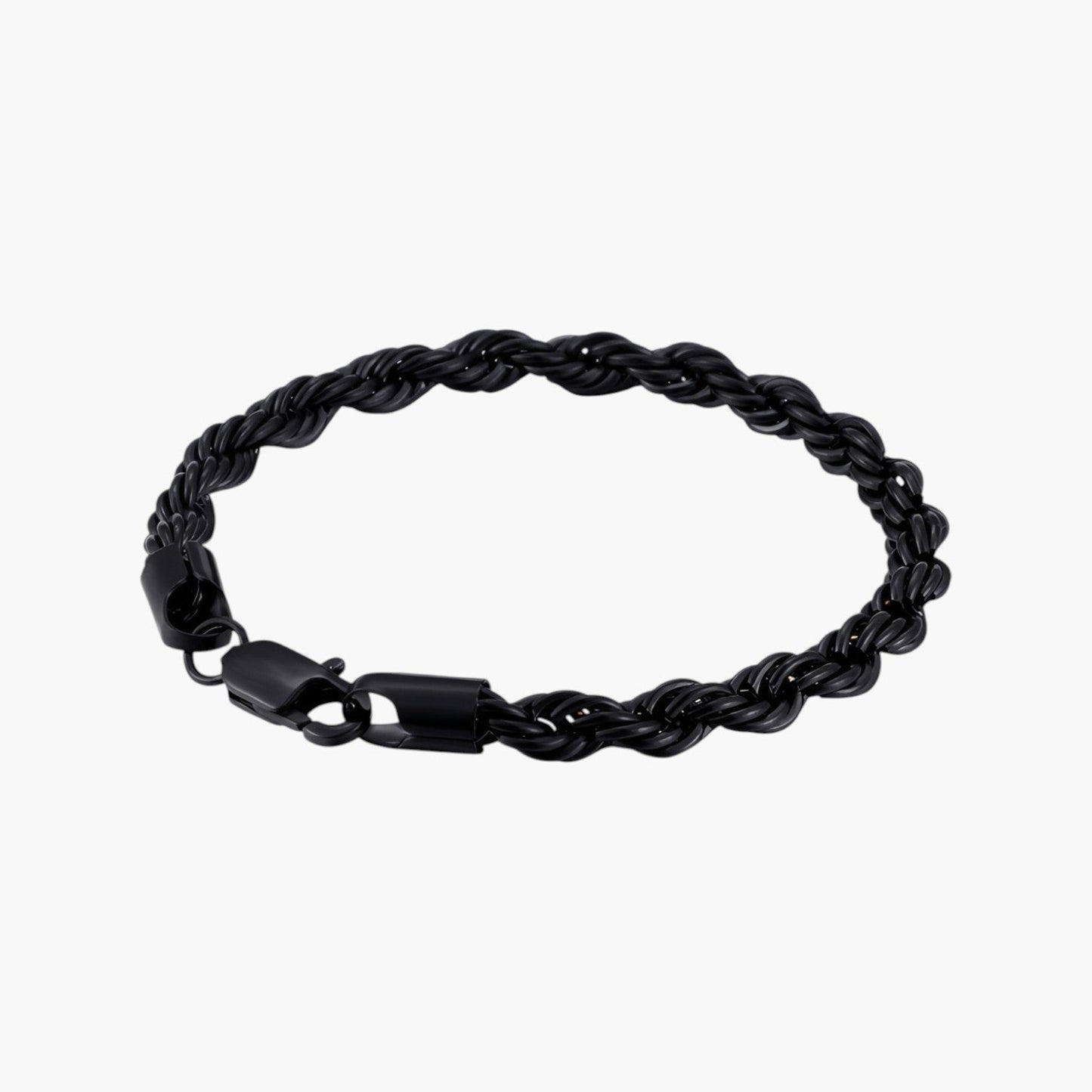 Pulseira Corrente Torcida em Aço Inoxidável 316L