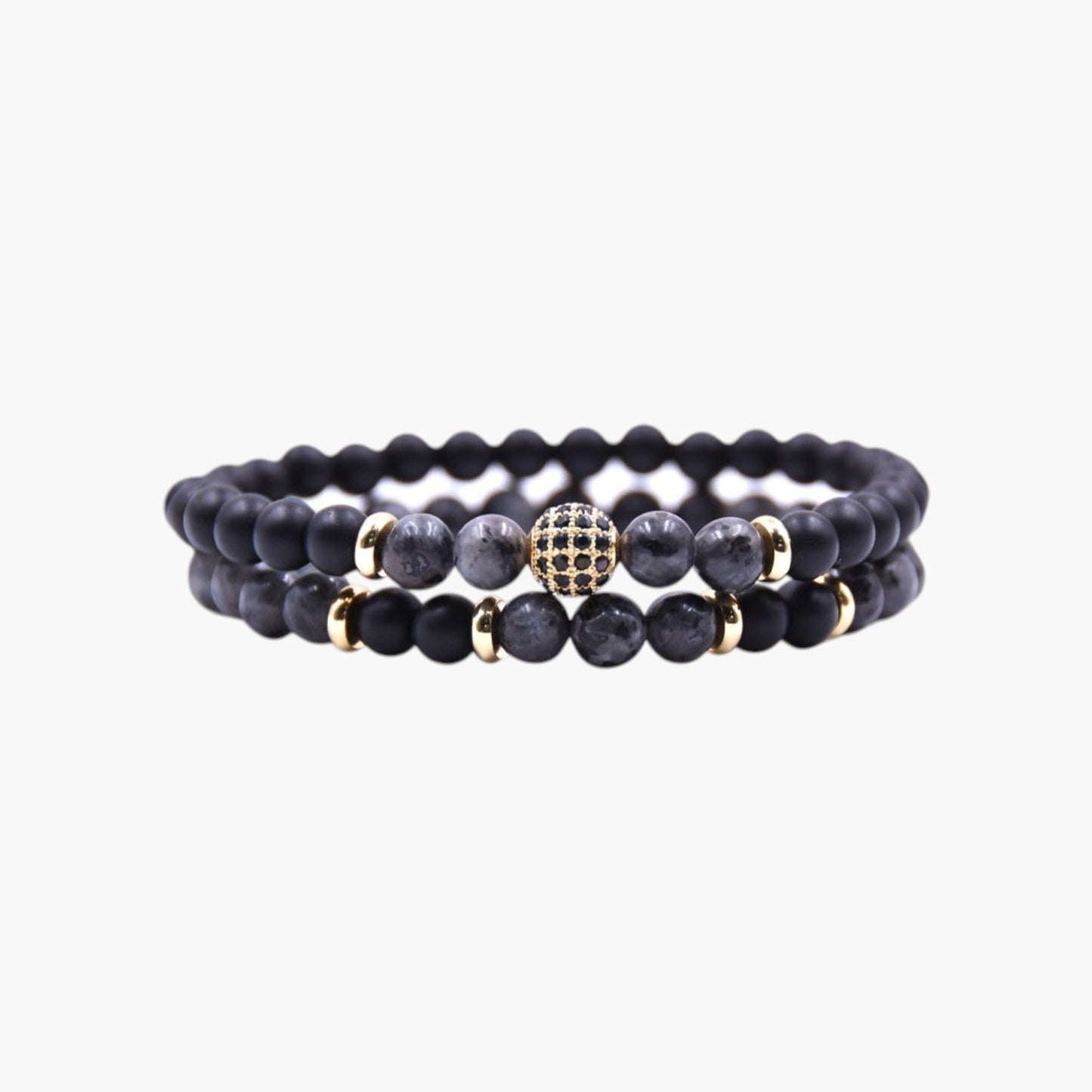 Conjunto de Pulseiras Legacy em Pedra Natural