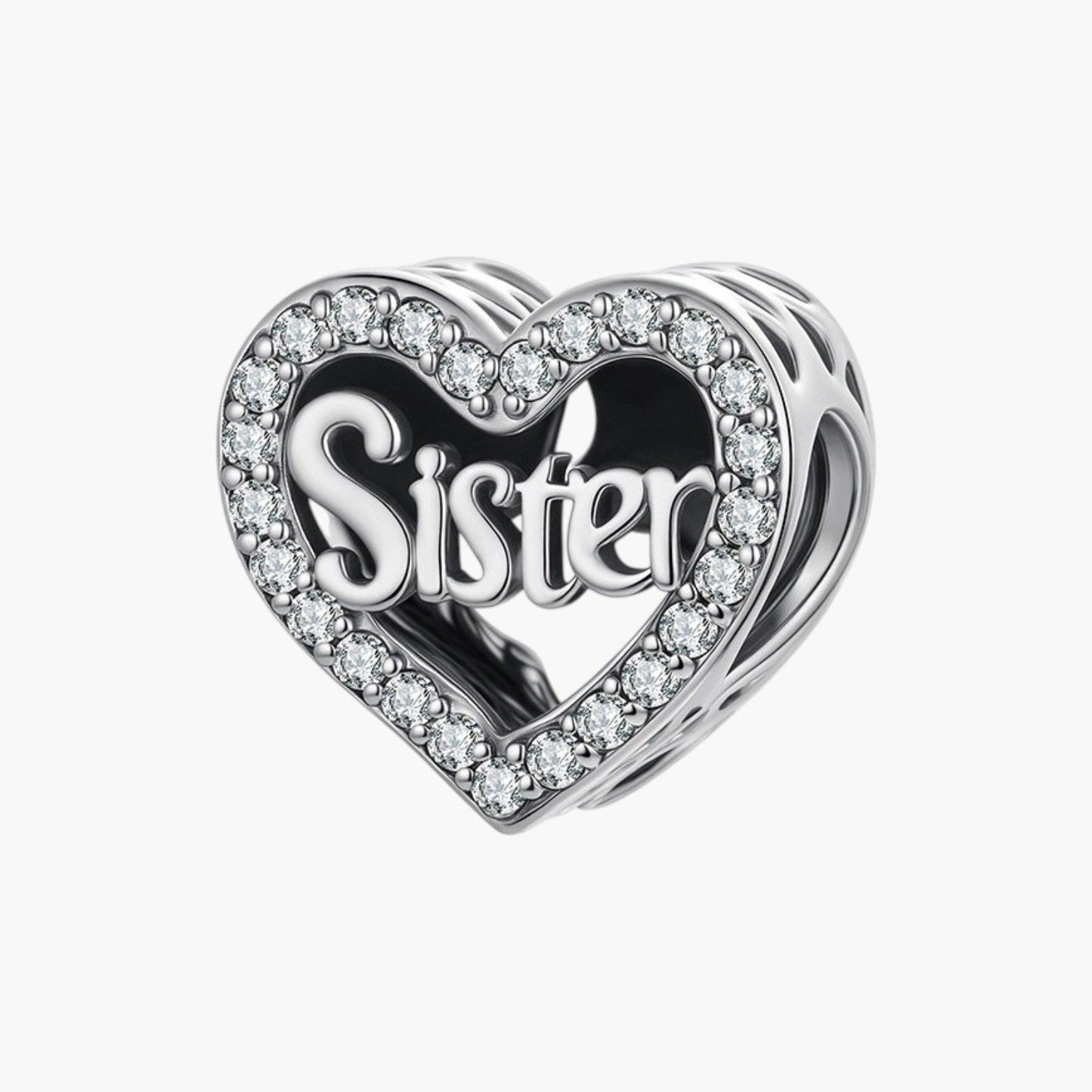 Charm Love Sisters em Prata de Lei 925