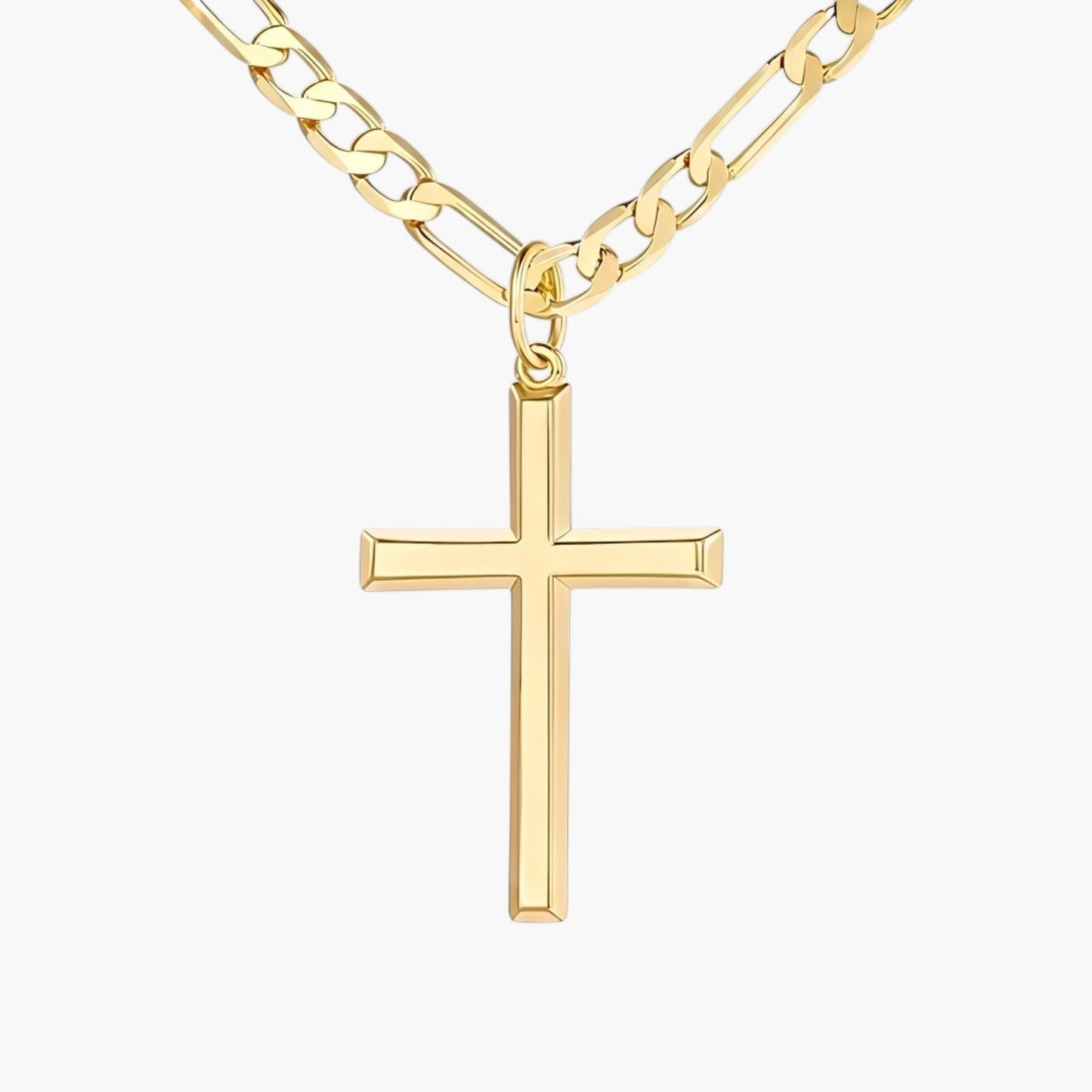 Colar Cruz Minimalista em Aço Inoxidável