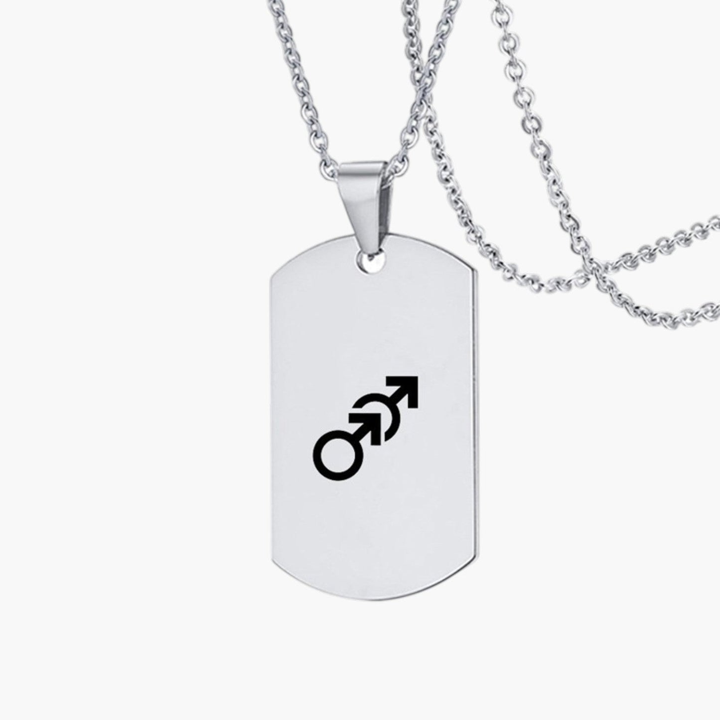 Colar Icon com Símbolo em Aço Inoxidável