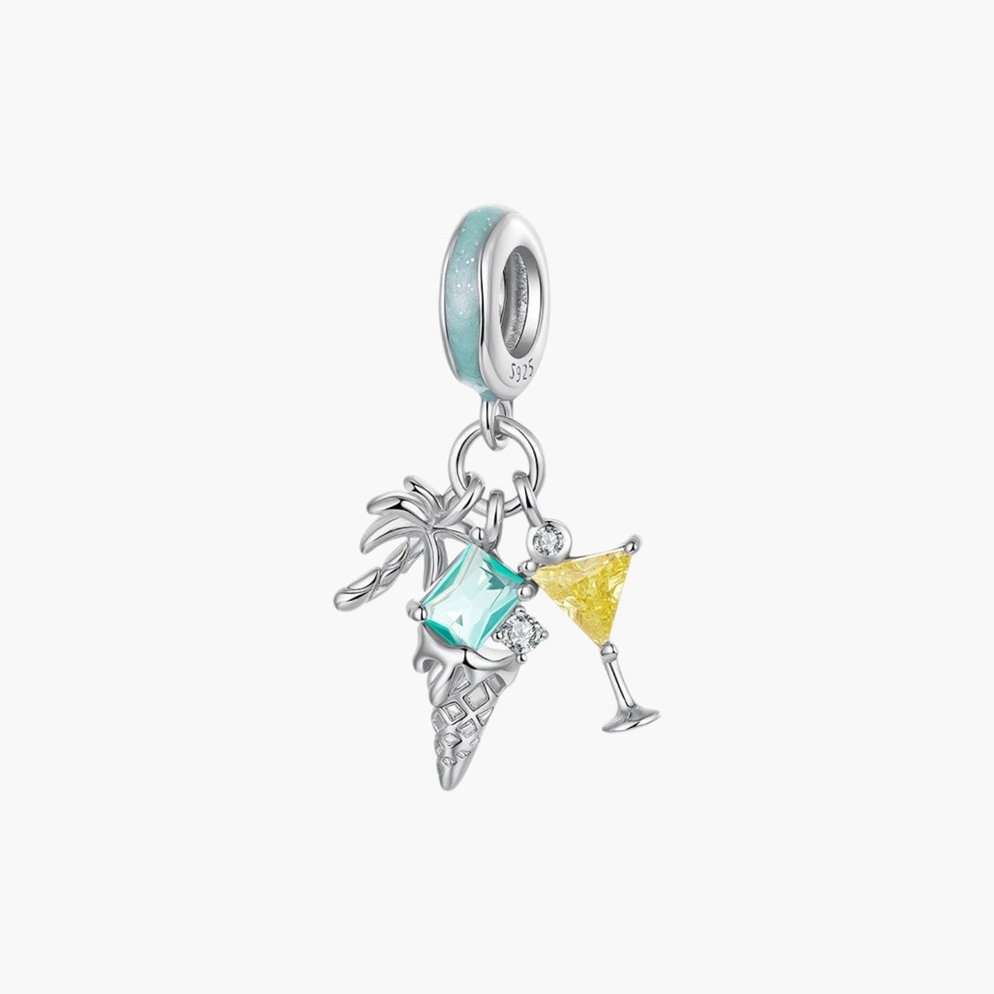 Charm Summer Vacation em Prata de Lei 925