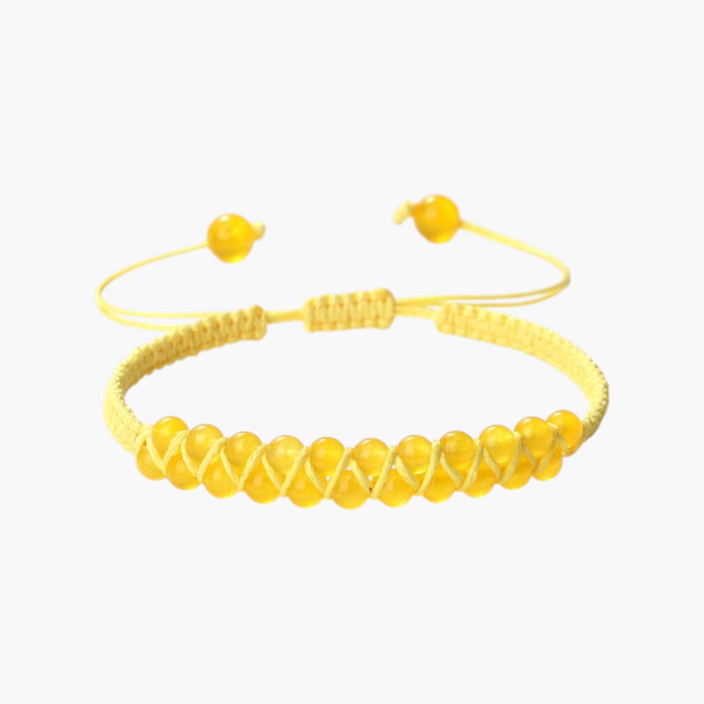 Pulseira Boho em Corda com Pedras Naturais