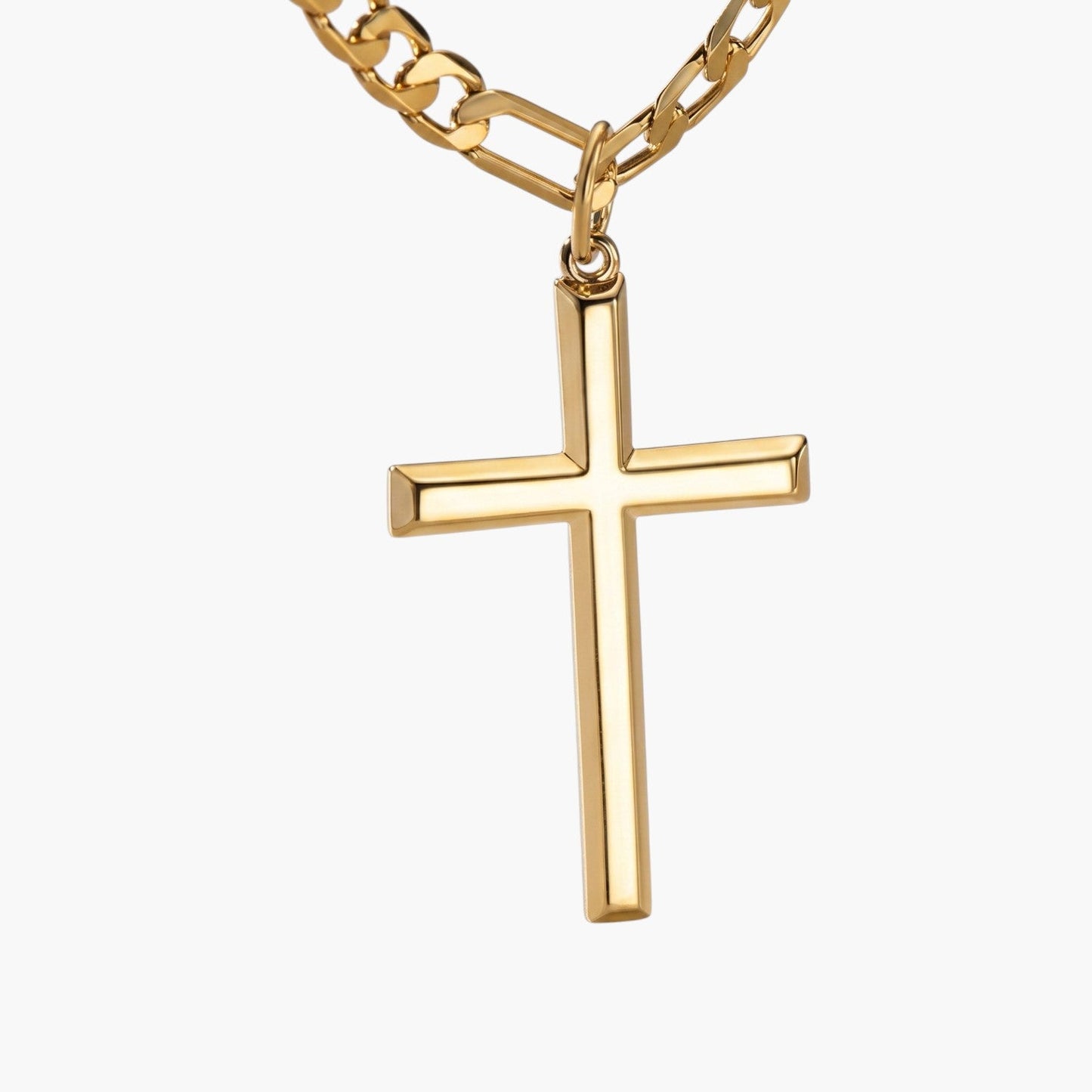 Colar Cruz Minimalista em Aço Inoxidável