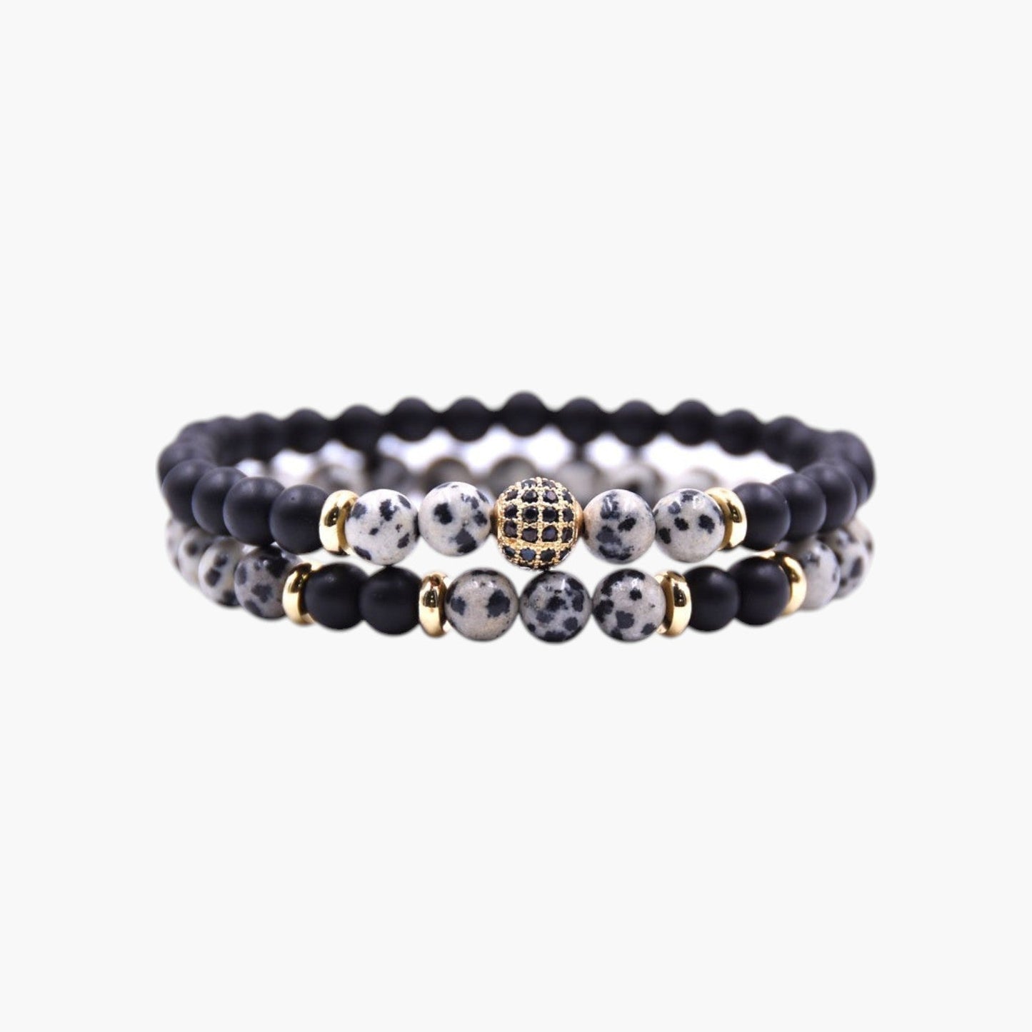 Conjunto de Pulseiras Legacy em Pedra Natural