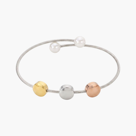 Pulseira Retro em Aço Inoxidável