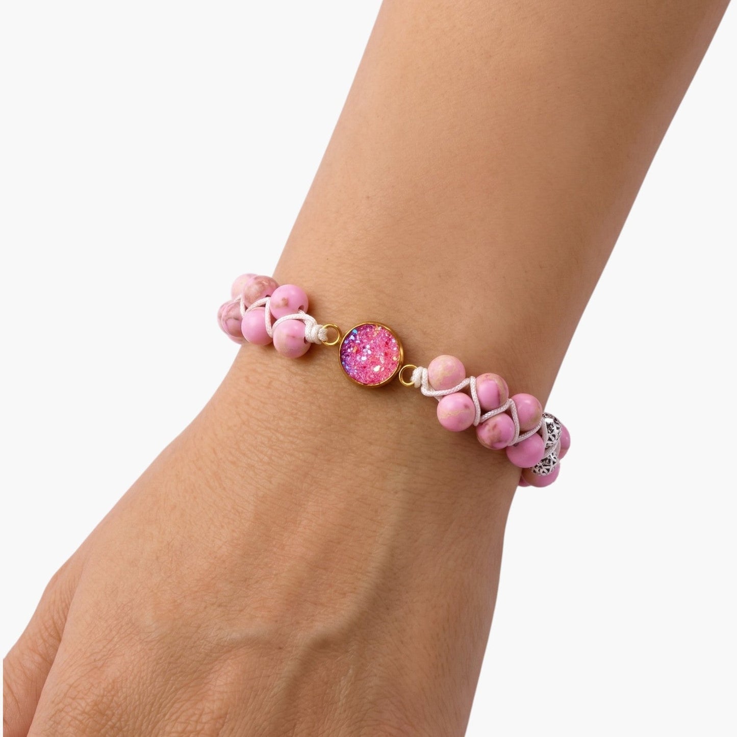 Pulseira Artesanal em Pedra Natural