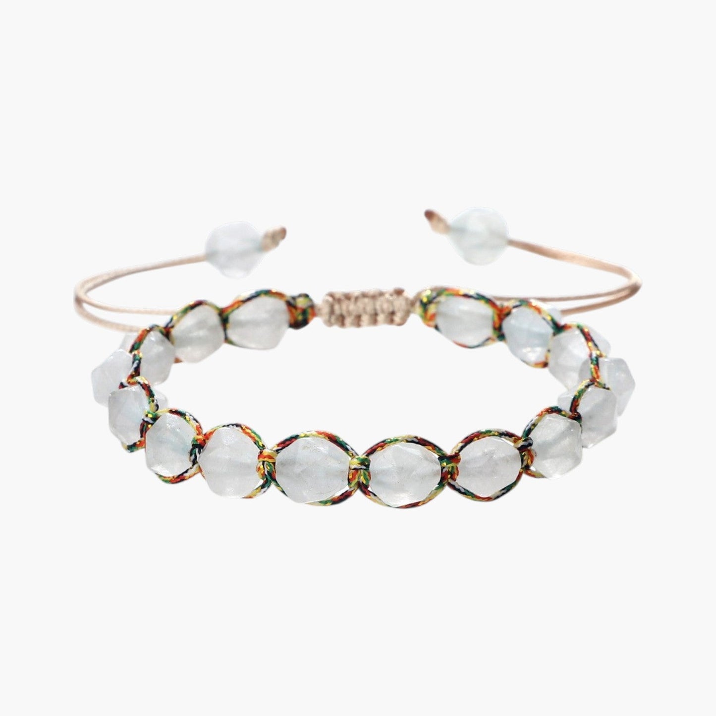 Pulseira de Pedra Natural Facetada