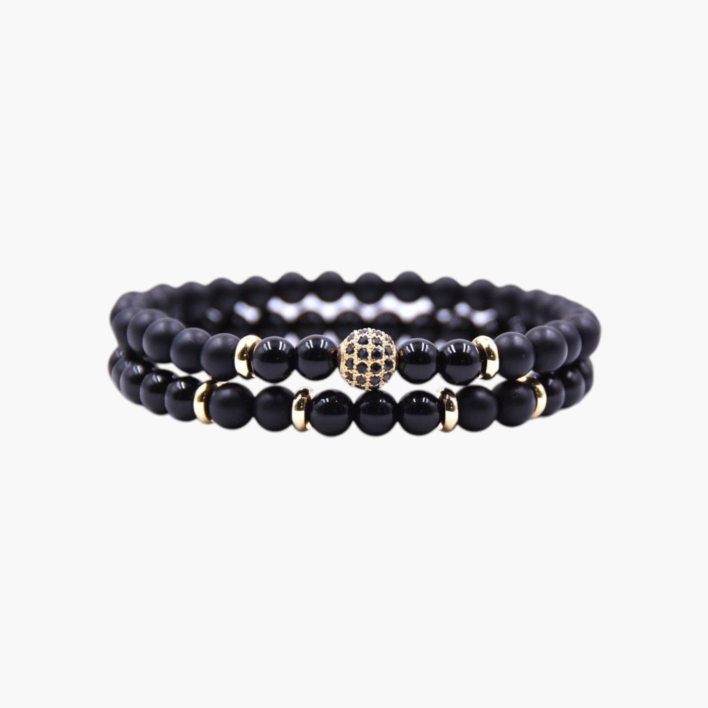 Conjunto de Pulseiras Legacy em Pedra Natural