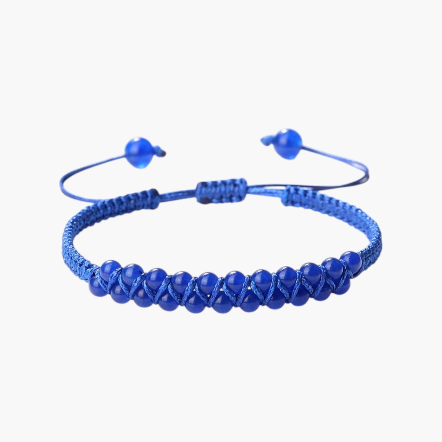 Pulseira Boho em Corda com Pedras Naturais