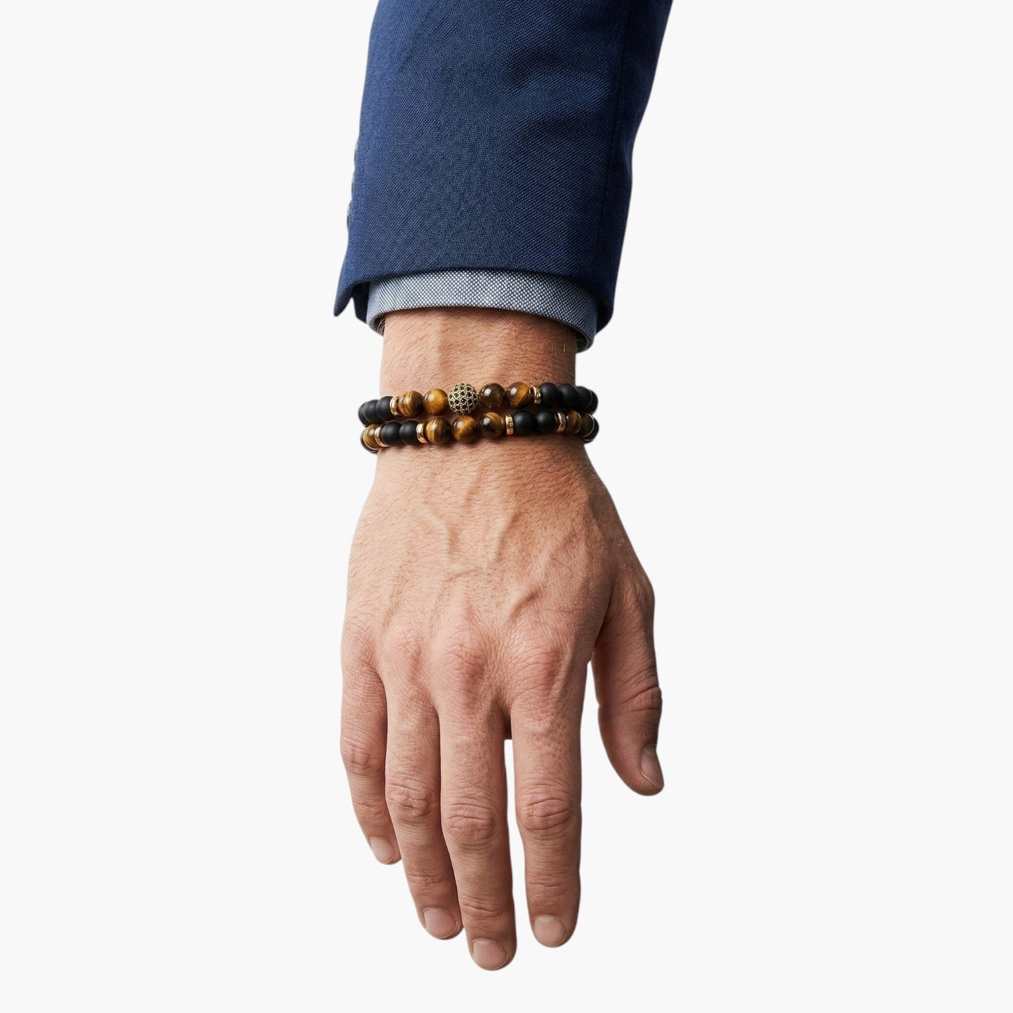 Conjunto de Pulseiras Legacy em Pedra Natural