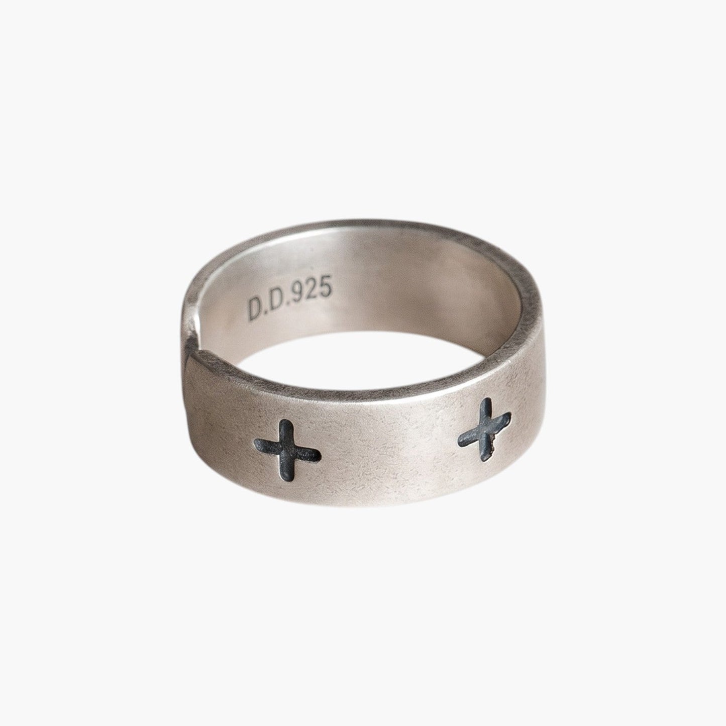 Anel Signature Cross em Prata de Lei 925
