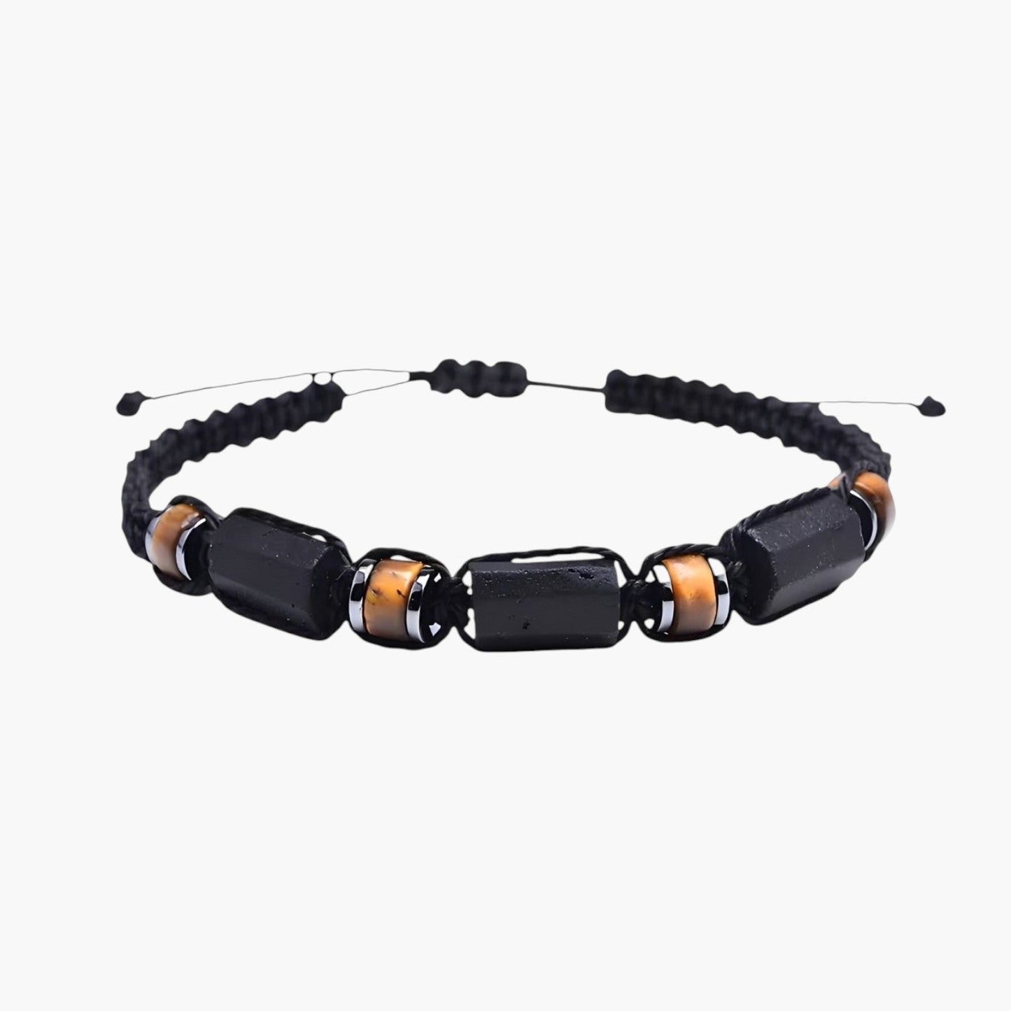 Pulseira Étnica com Pedras Naturais