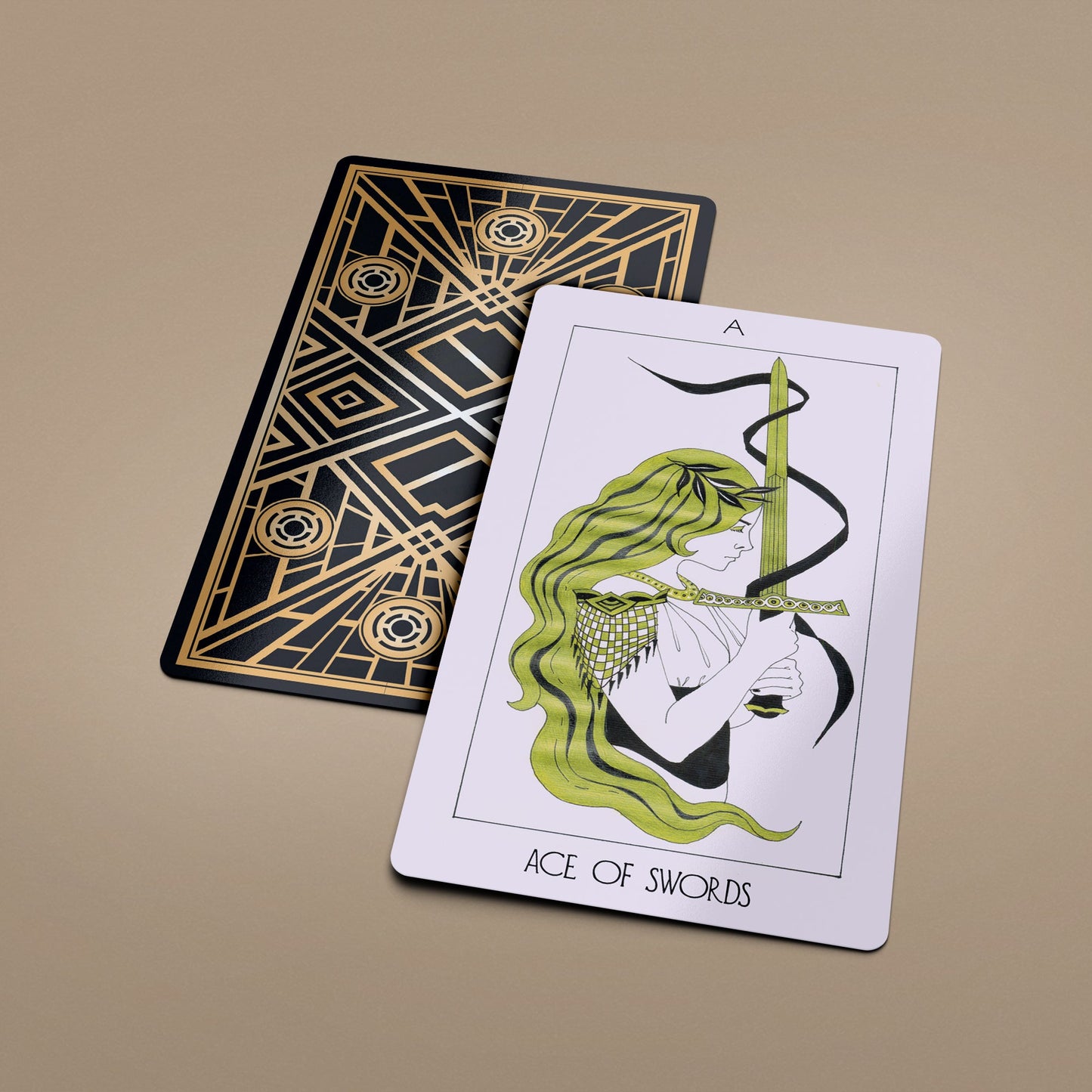 The Golden Path Tarot Cards Deck 78+2 Extra Cards with Guidebook