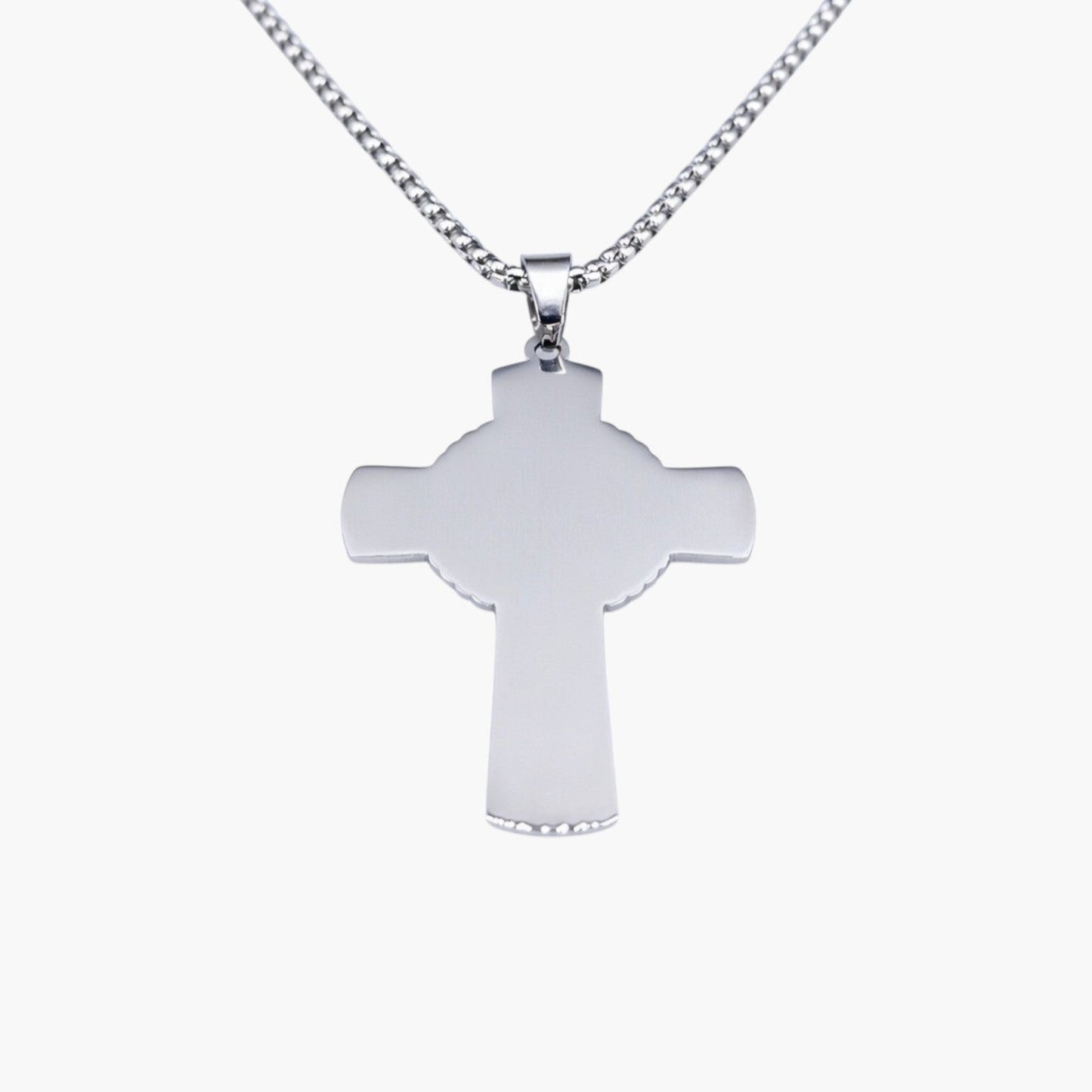 Colar Cruz Holy Halo em Aço Inoxidável