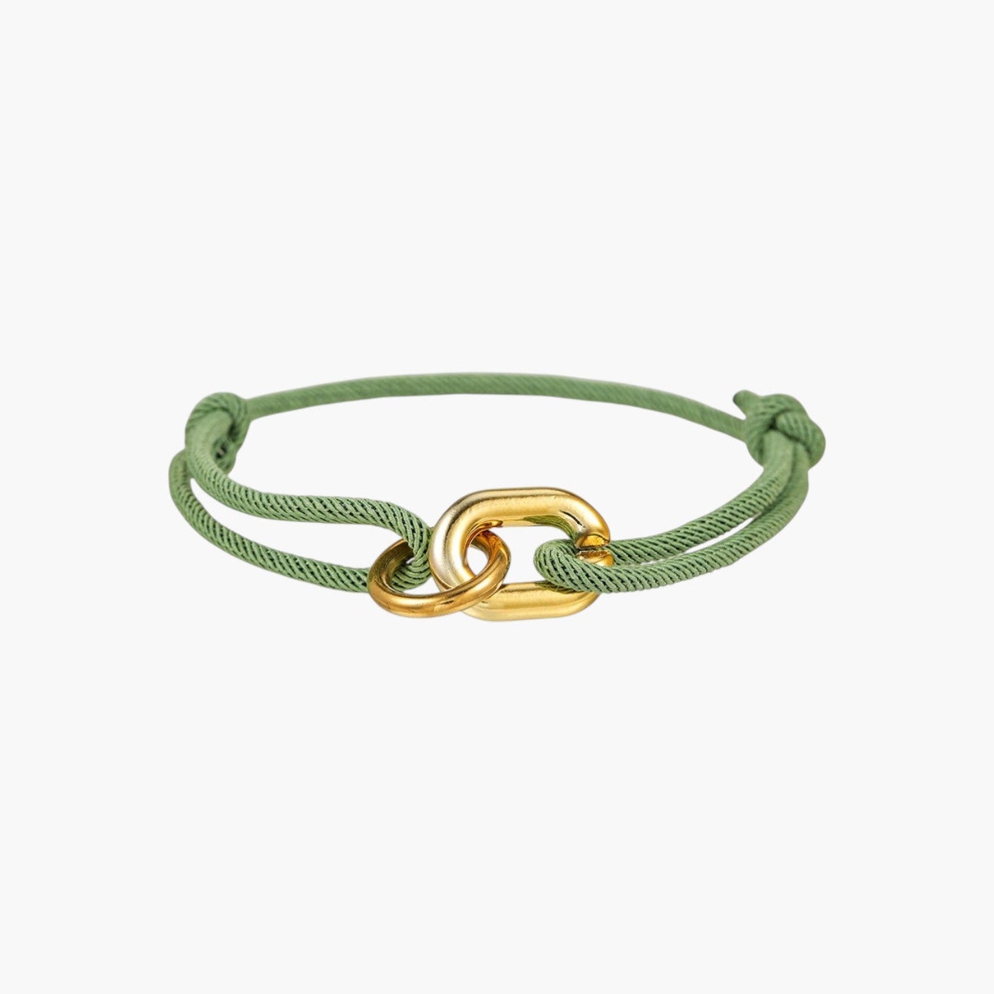 Pulseira Ajustável em Corda Milanesa