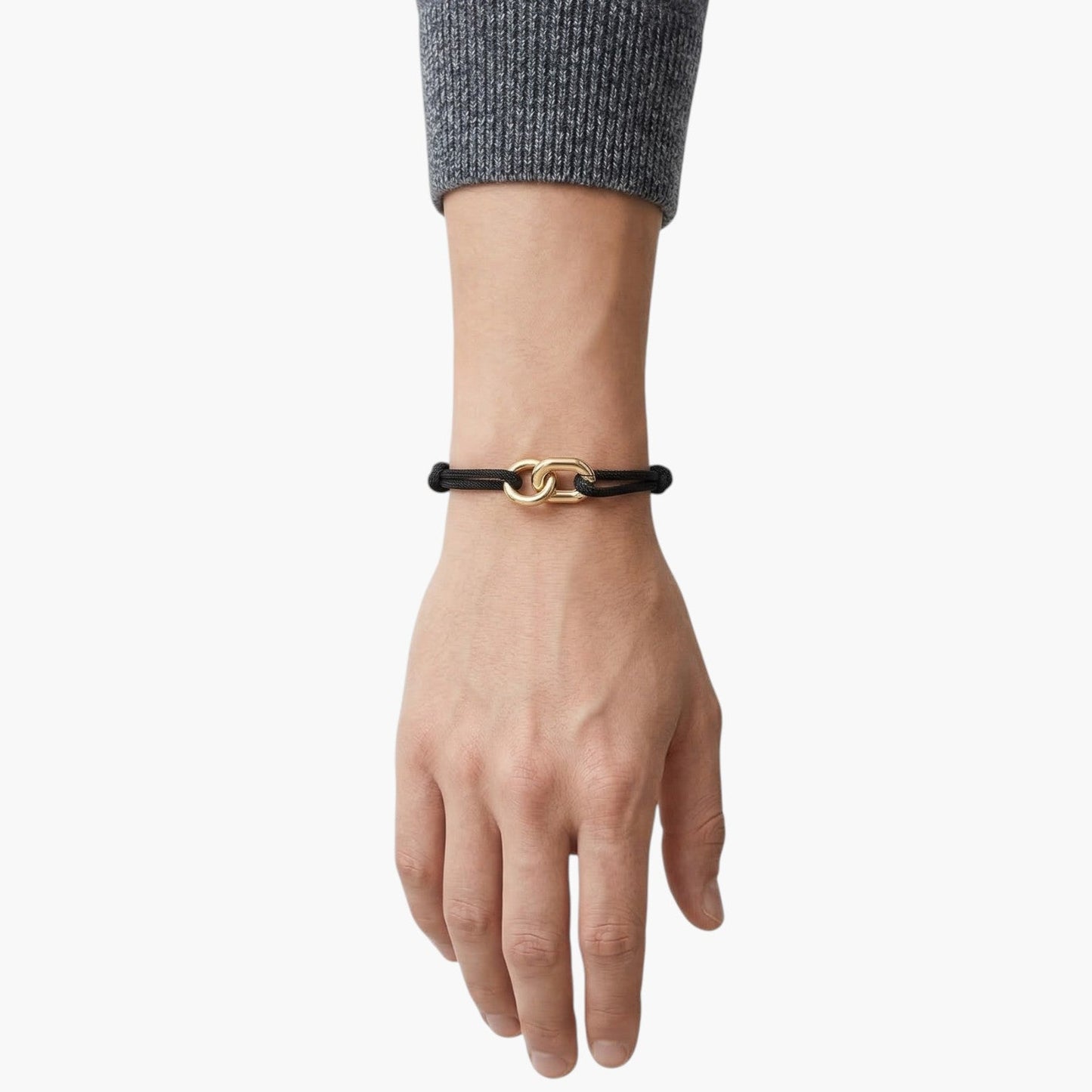Pulseira Ajustável em Corda Milanesa