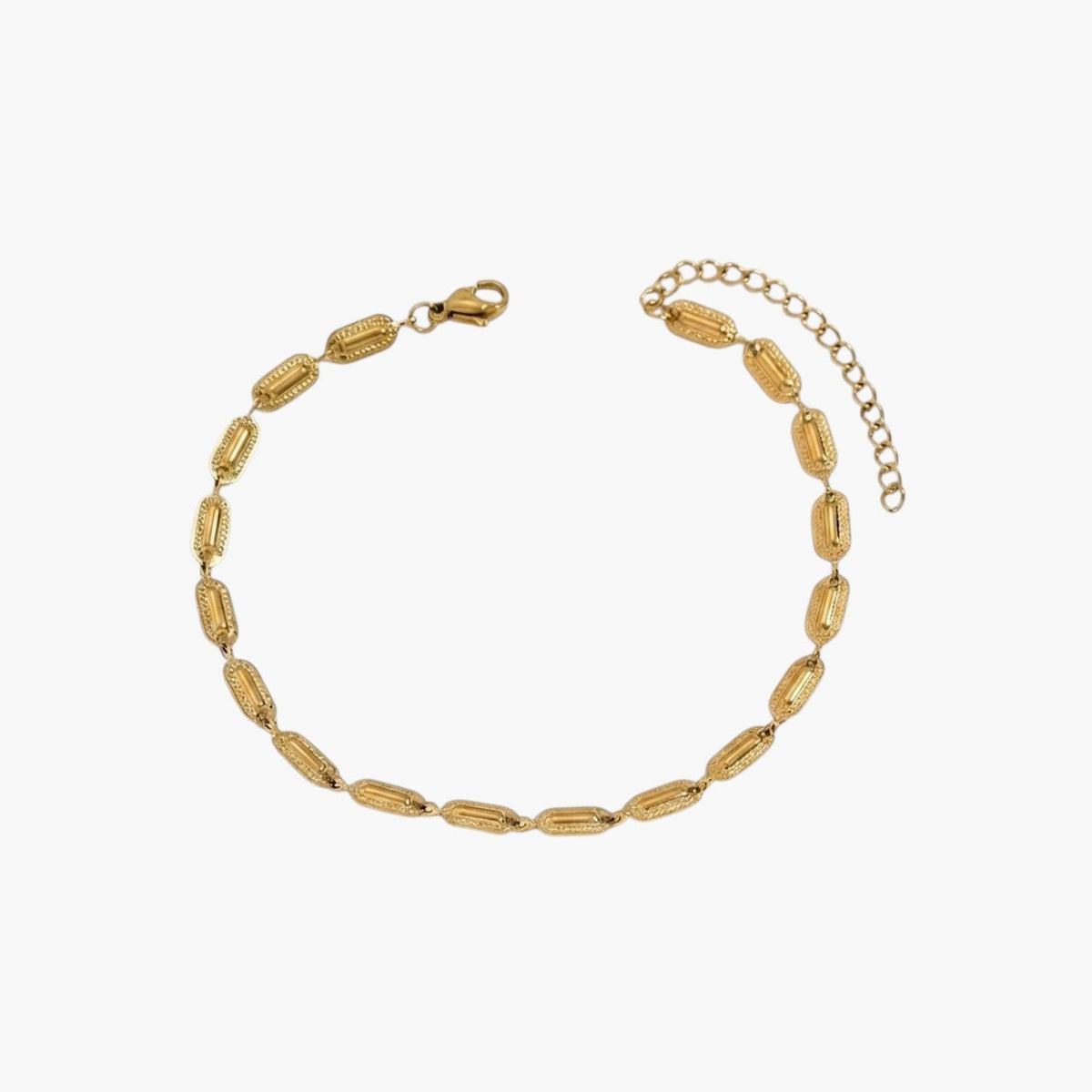 Pulseira de Design Elegante com Banho de Ouro 18K