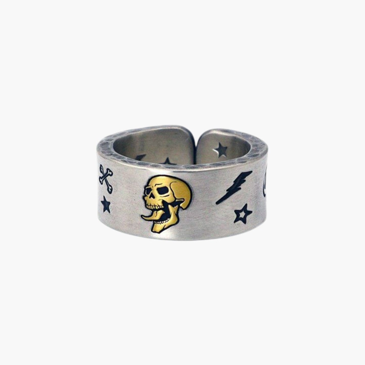 Anel Skull Retro
