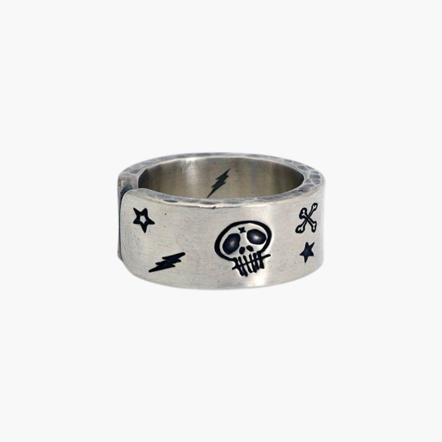 Anel Skull Retro