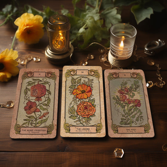 Botanica Oculta Tarot Deck: 78+2 Cards & Guidebook on Plant Magic & Herbal Symbolism