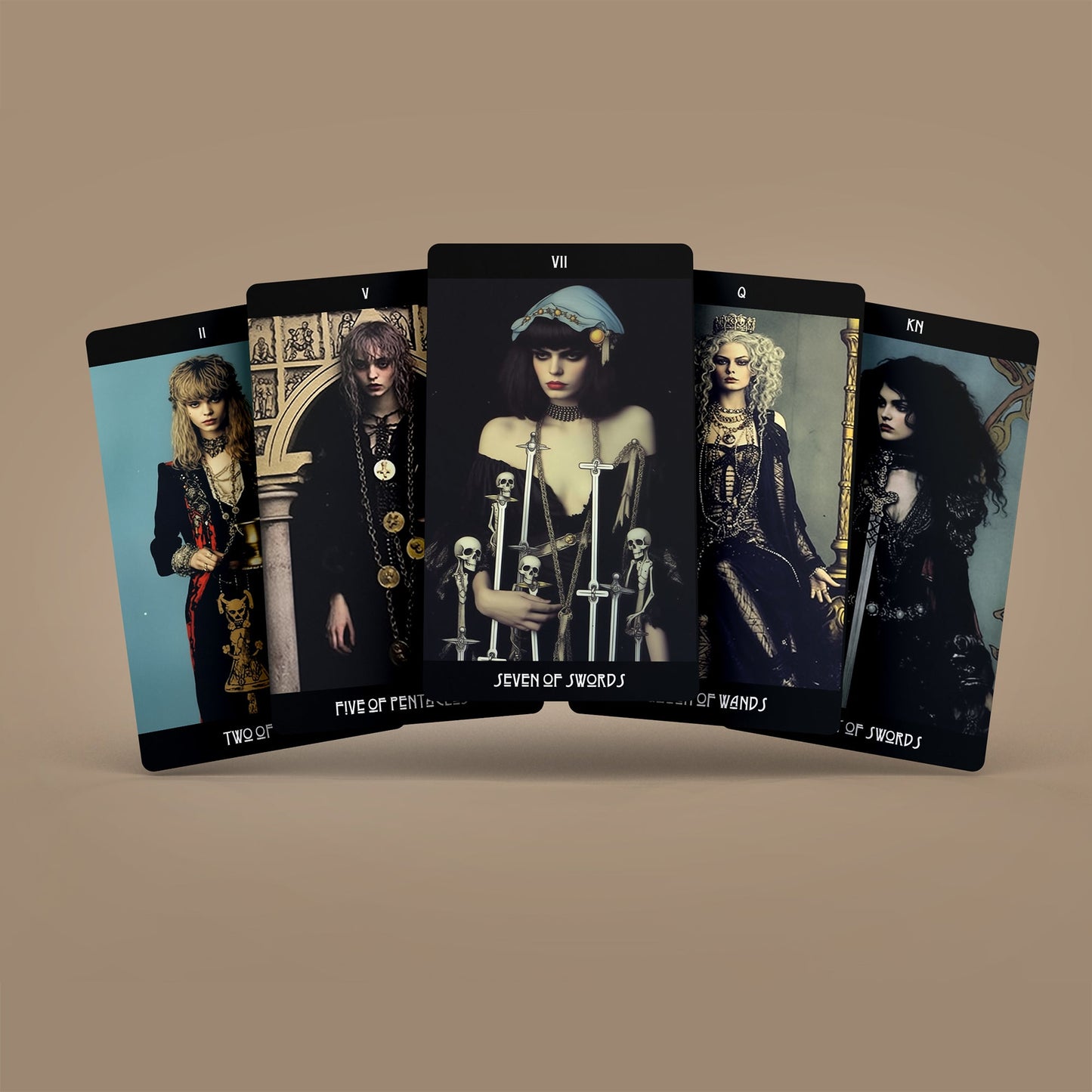 Grunge Goddess Tarot Cards Deck 78+2 Extra Cards