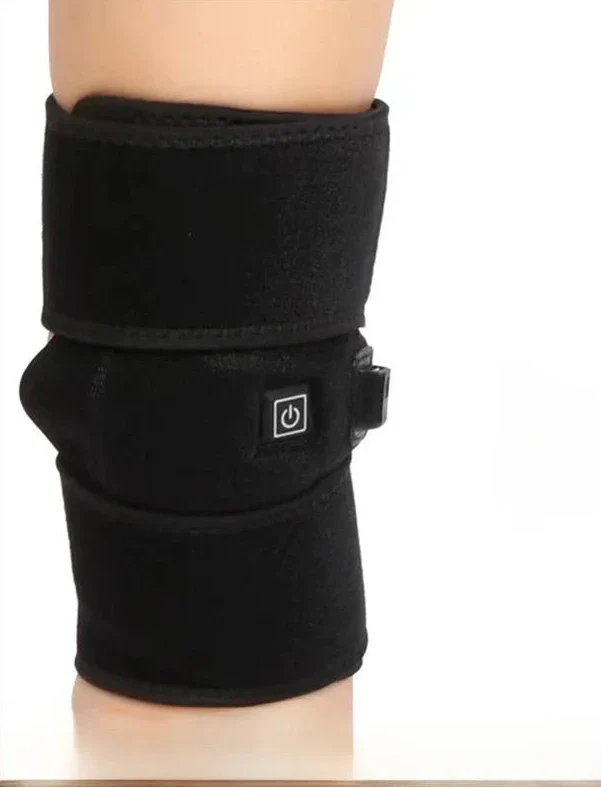 Smart USB Heated Knee Pads – Adjustable Warming Brace for Pain Relief & Cold Weather Comfort