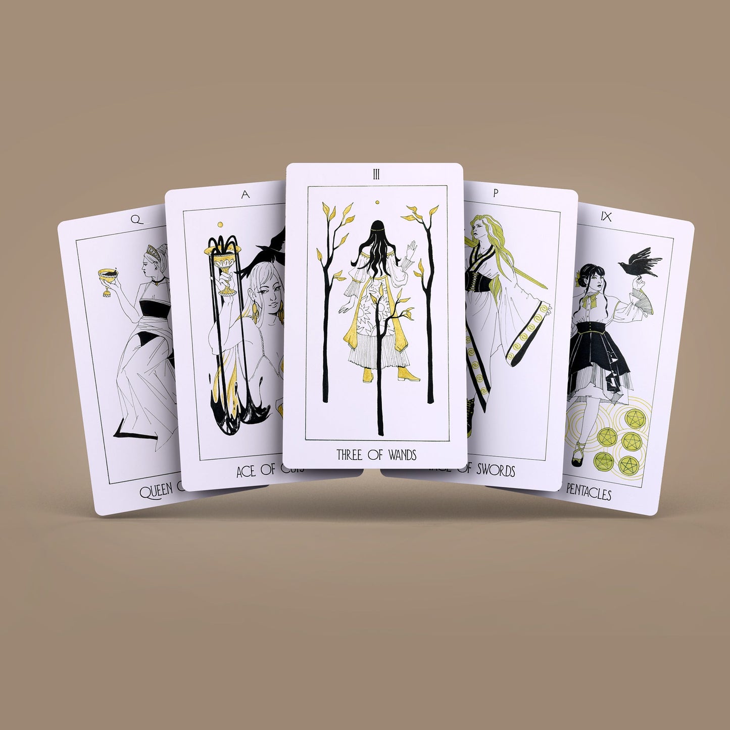 The Golden Path Tarot Cards Deck 78+2 Extra Cards with Guidebook