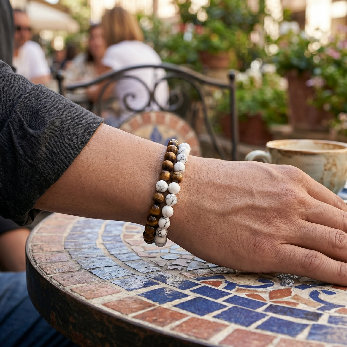 Pulseira Essência da Natureza em Pedra Natural
