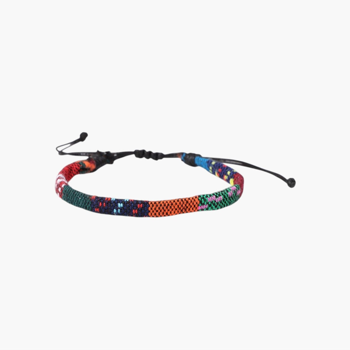 Pulseira Étnica com Padrão Colorido